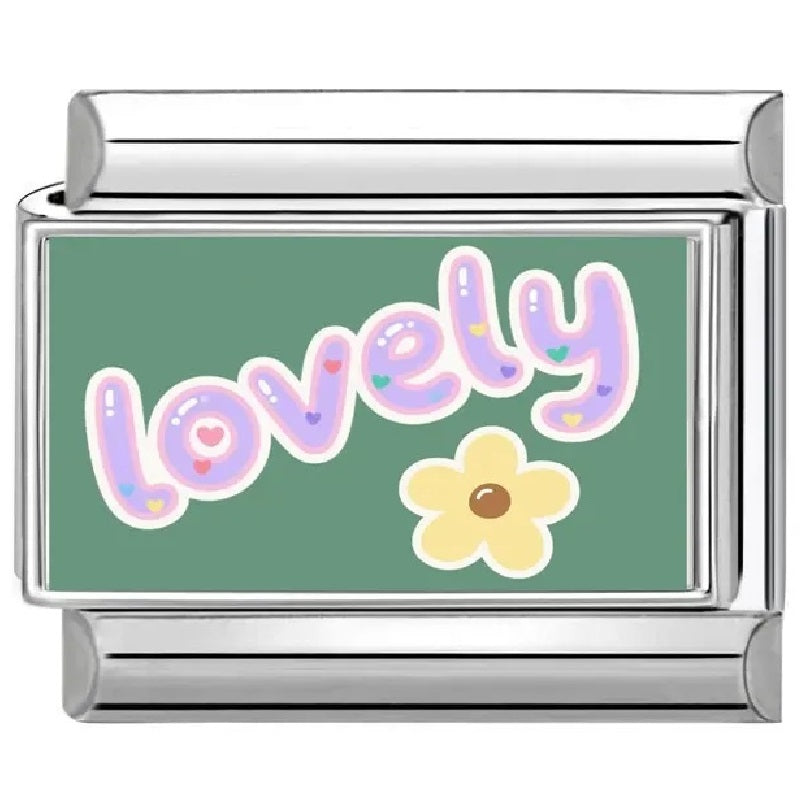 Italian Charm Integrated Symbol Links – Single Stainless Steel Charm