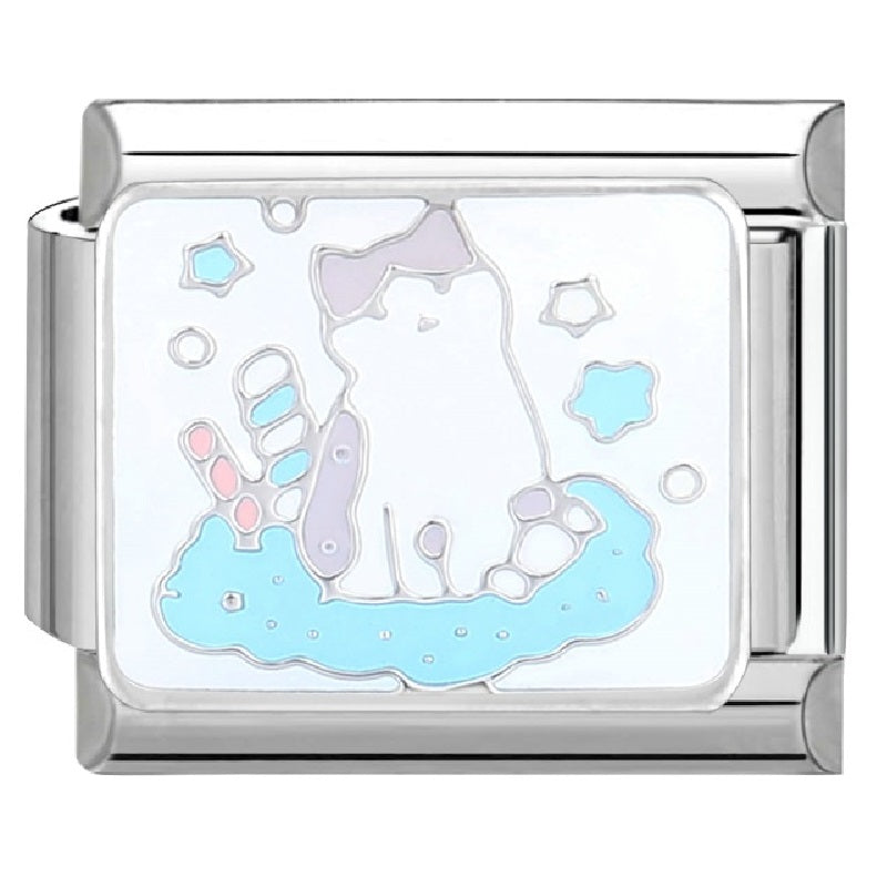 Italian Charm Integrated Symbol Links – Single Stainless Steel Charm