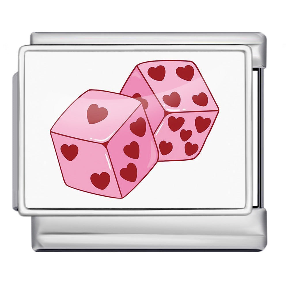 Italian Charm Integrated Symbol Links – Single Stainless Steel Charm