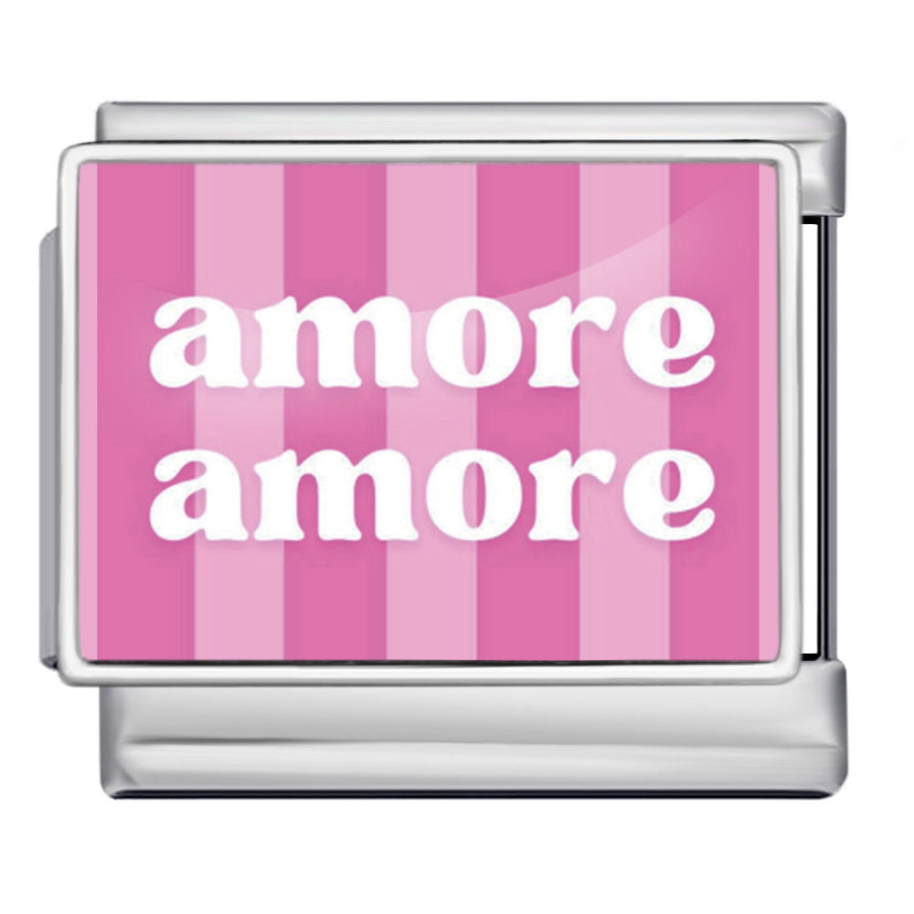 Italian Charm Integrated Symbol Links – Single Stainless Steel Charm