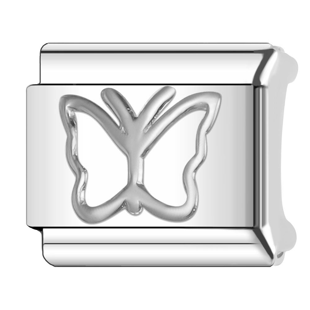 Italian Charm Integrated Symbol Links – Single Stainless Steel Charm