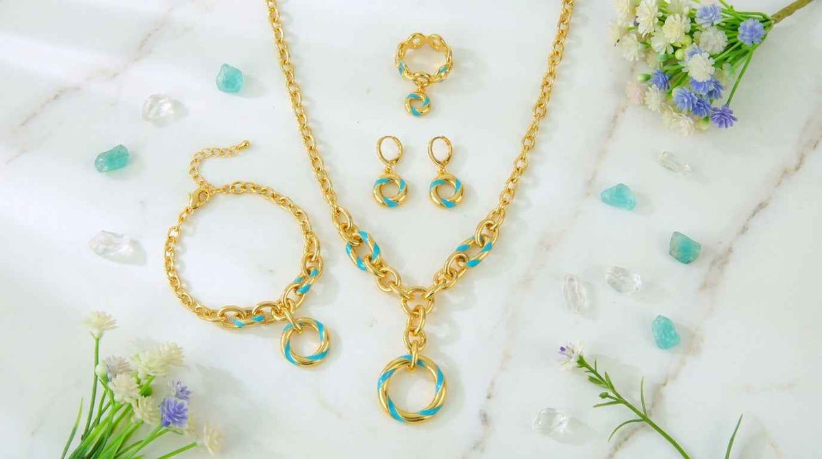 Royal Circular Motif Jewelry Set