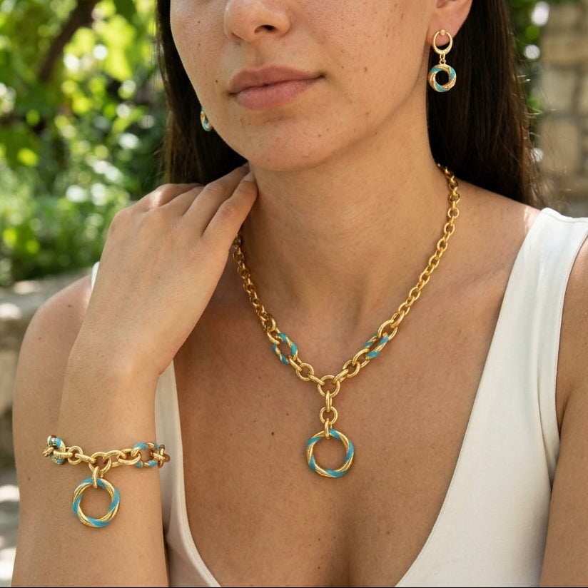 Royal Circular Motif Jewelry Set
