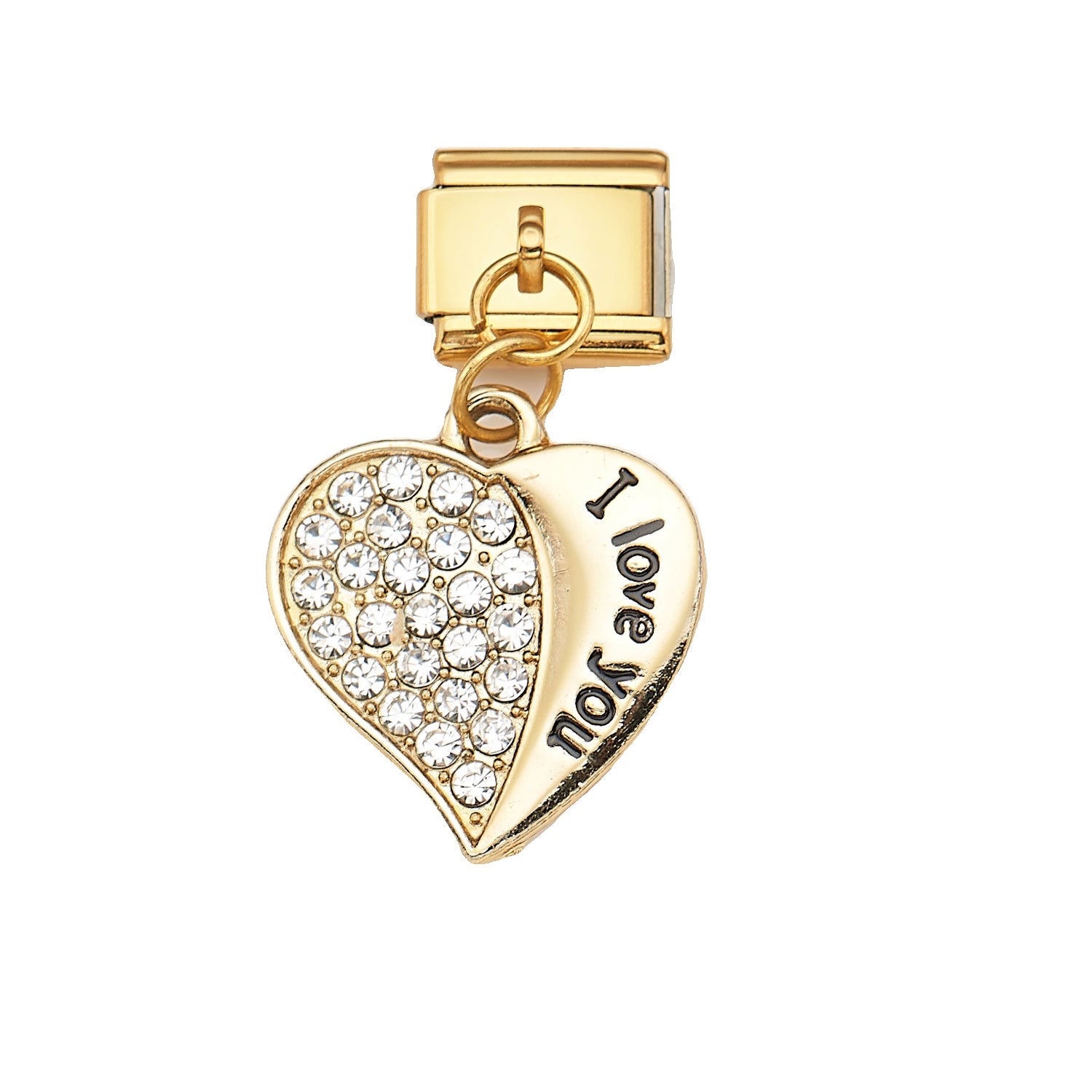 Italian Charm Dangle Links – Single Stainless Steel Charm