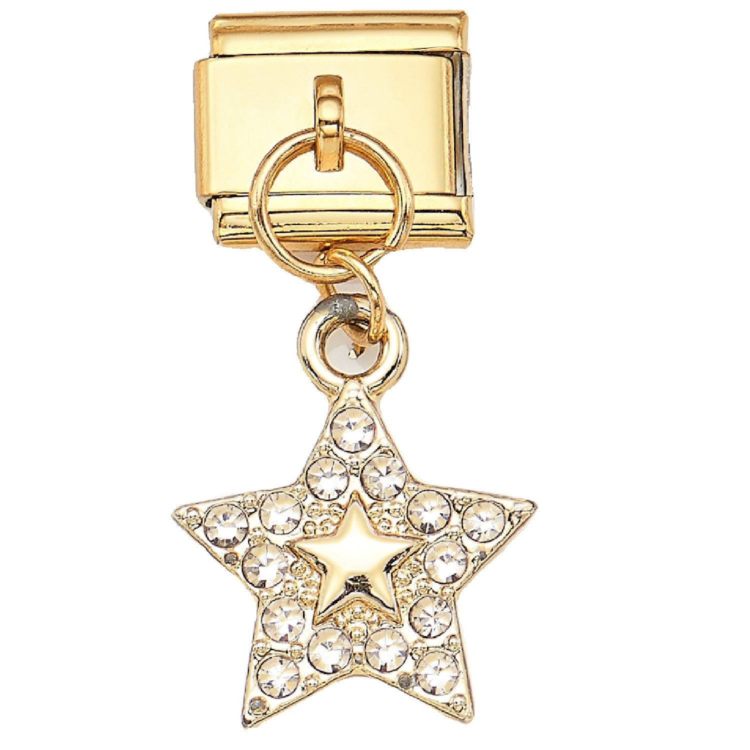 Italian Charm Dangle Links – Single Stainless Steel Charm