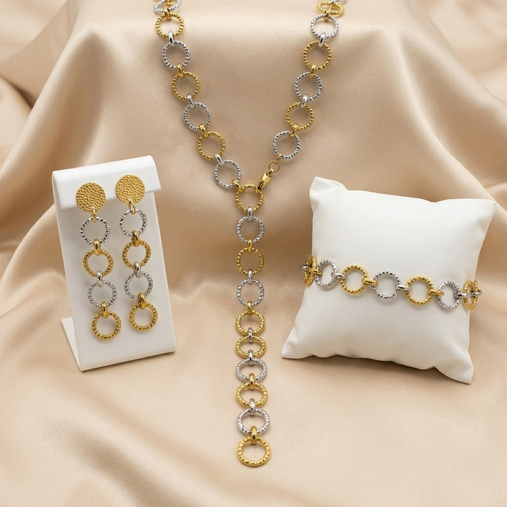 The Harmony Stainless Steel Link Trio