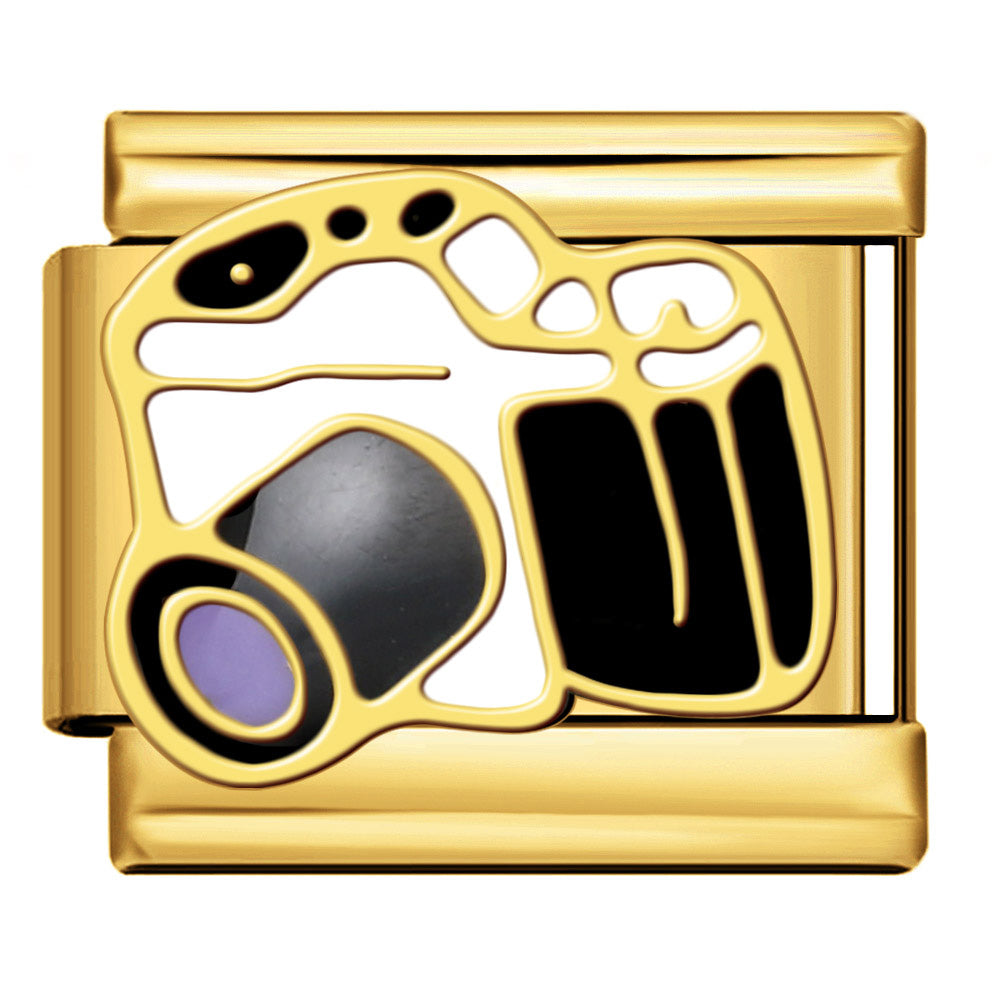 Italian Charm Integrated Symbol Links – Single Stainless Steel Charm