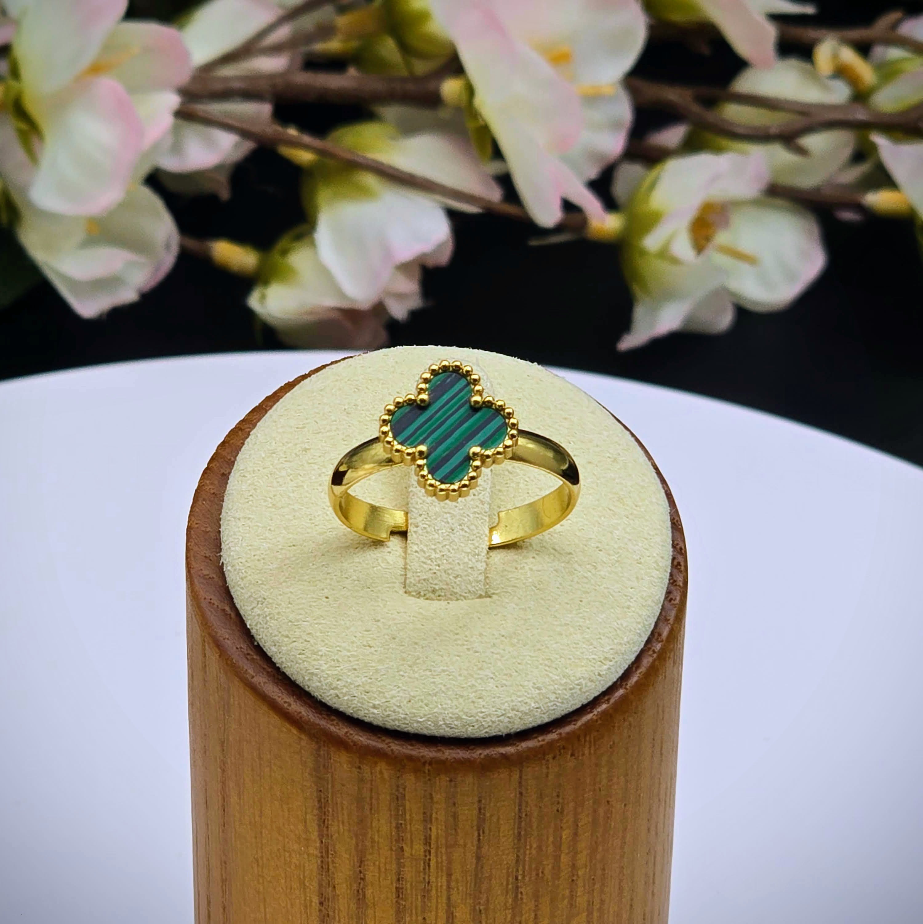 Enamel Stainless Steel Adjustable Ring