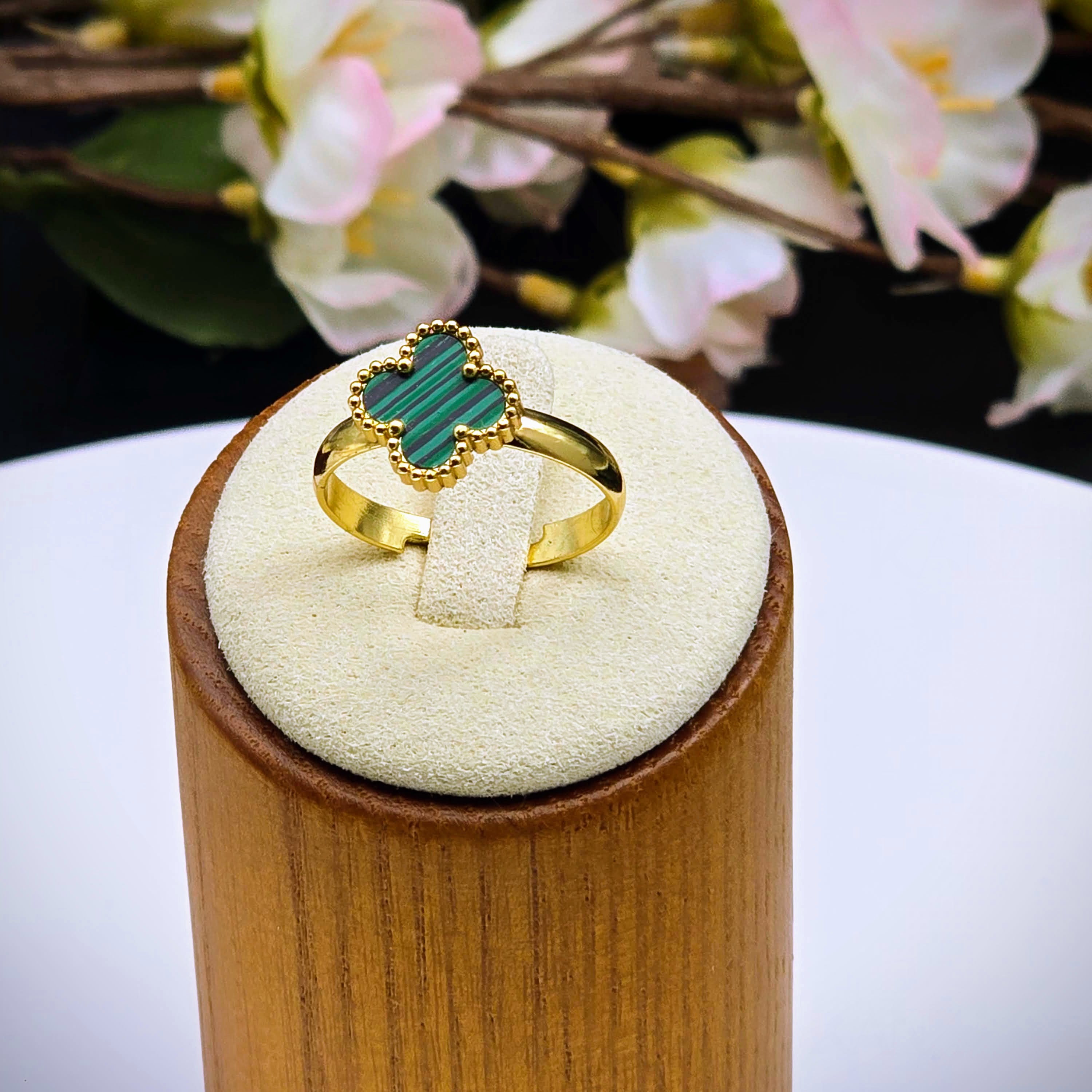 Enamel Stainless Steel Adjustable Ring