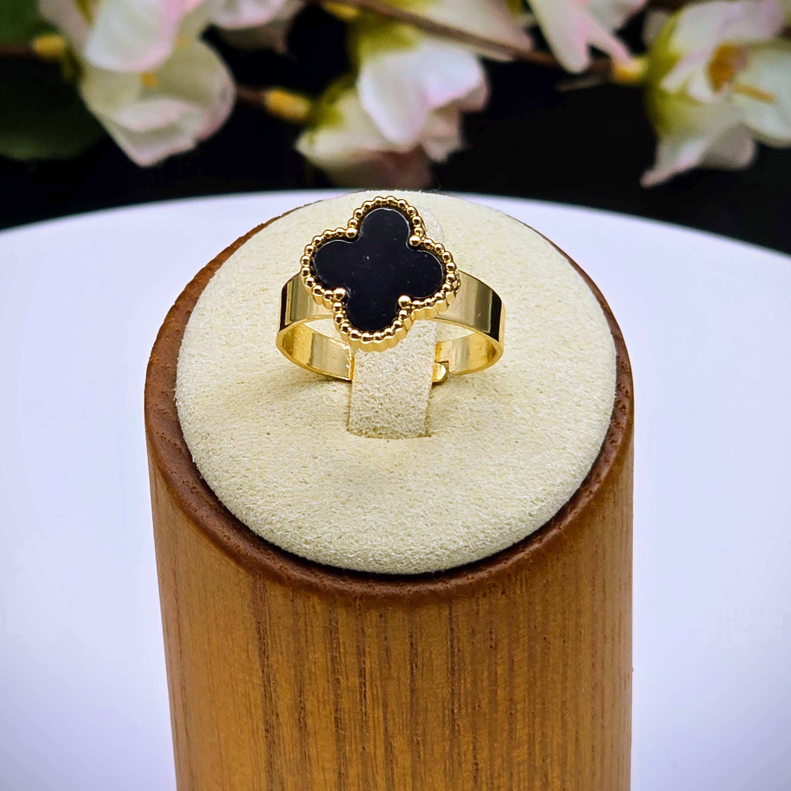Enamel Stainless Steel Adjustable Ring
