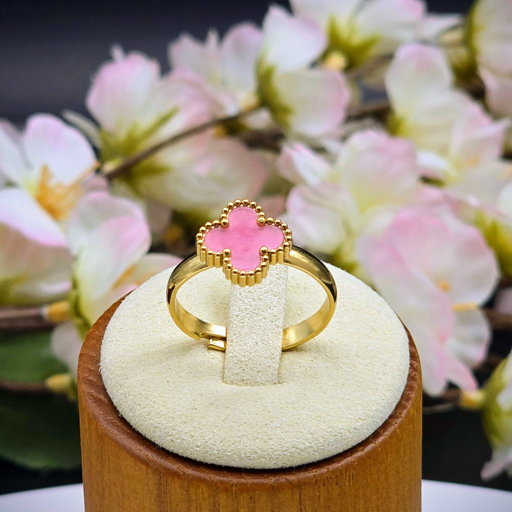 Enamel Stainless Steel Adjustable Ring