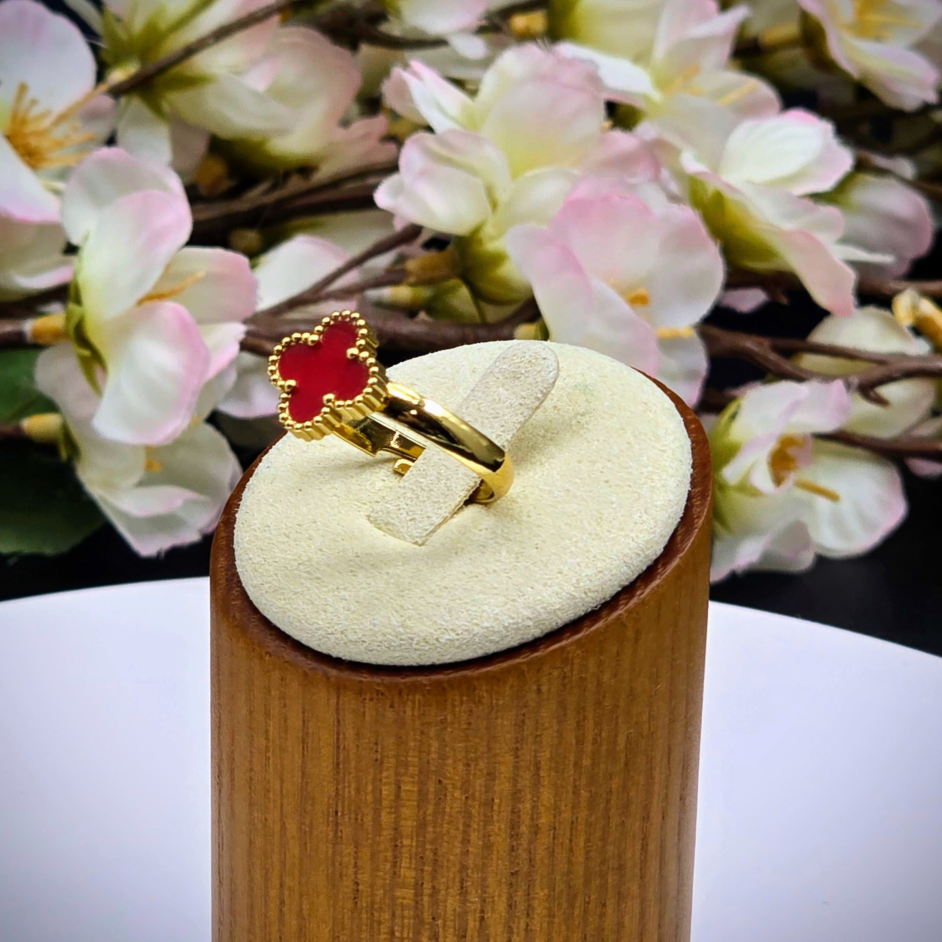 Enamel Stainless Steel Adjustable Ring