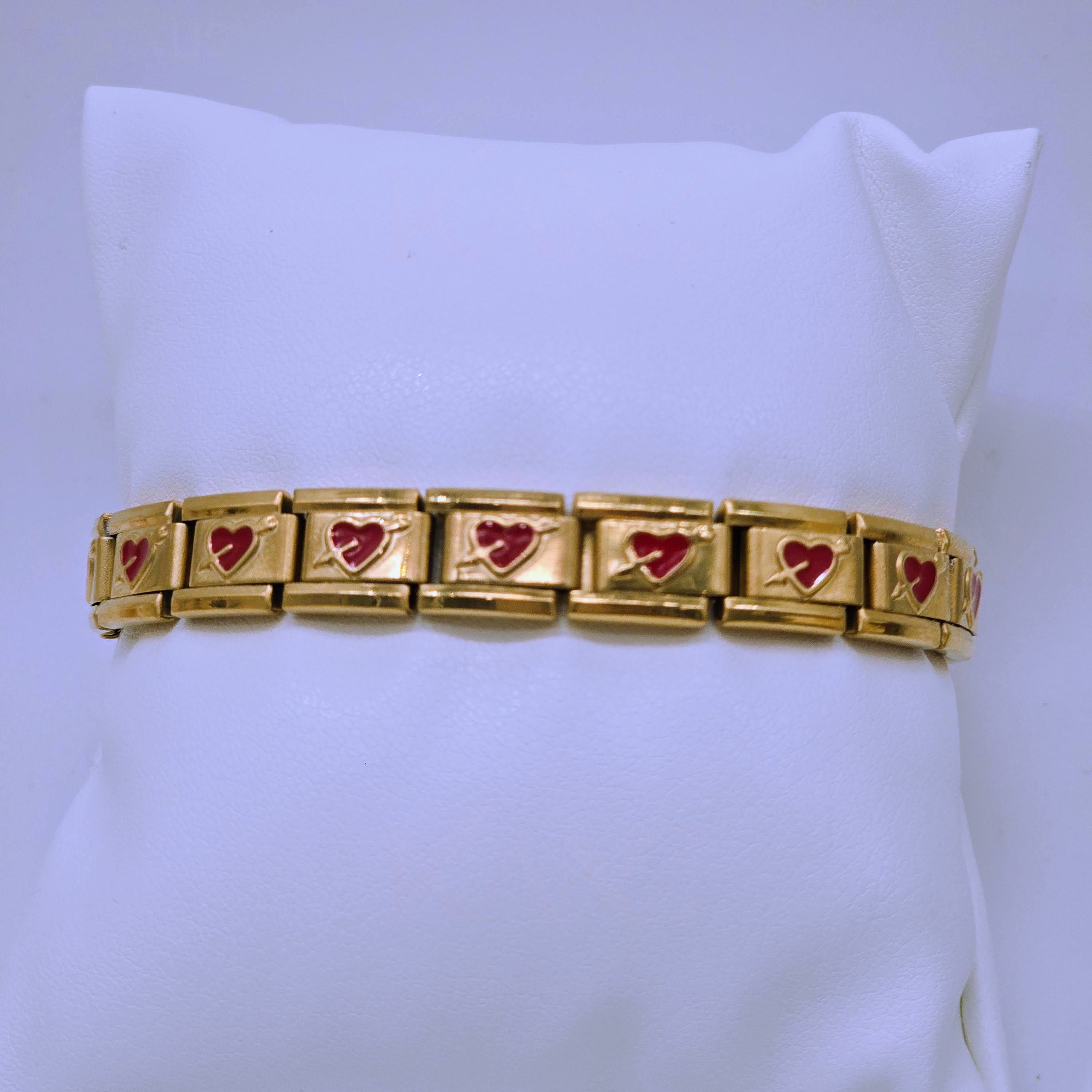 Pre-Designed Italian Charm Stainless Steel Bracelet