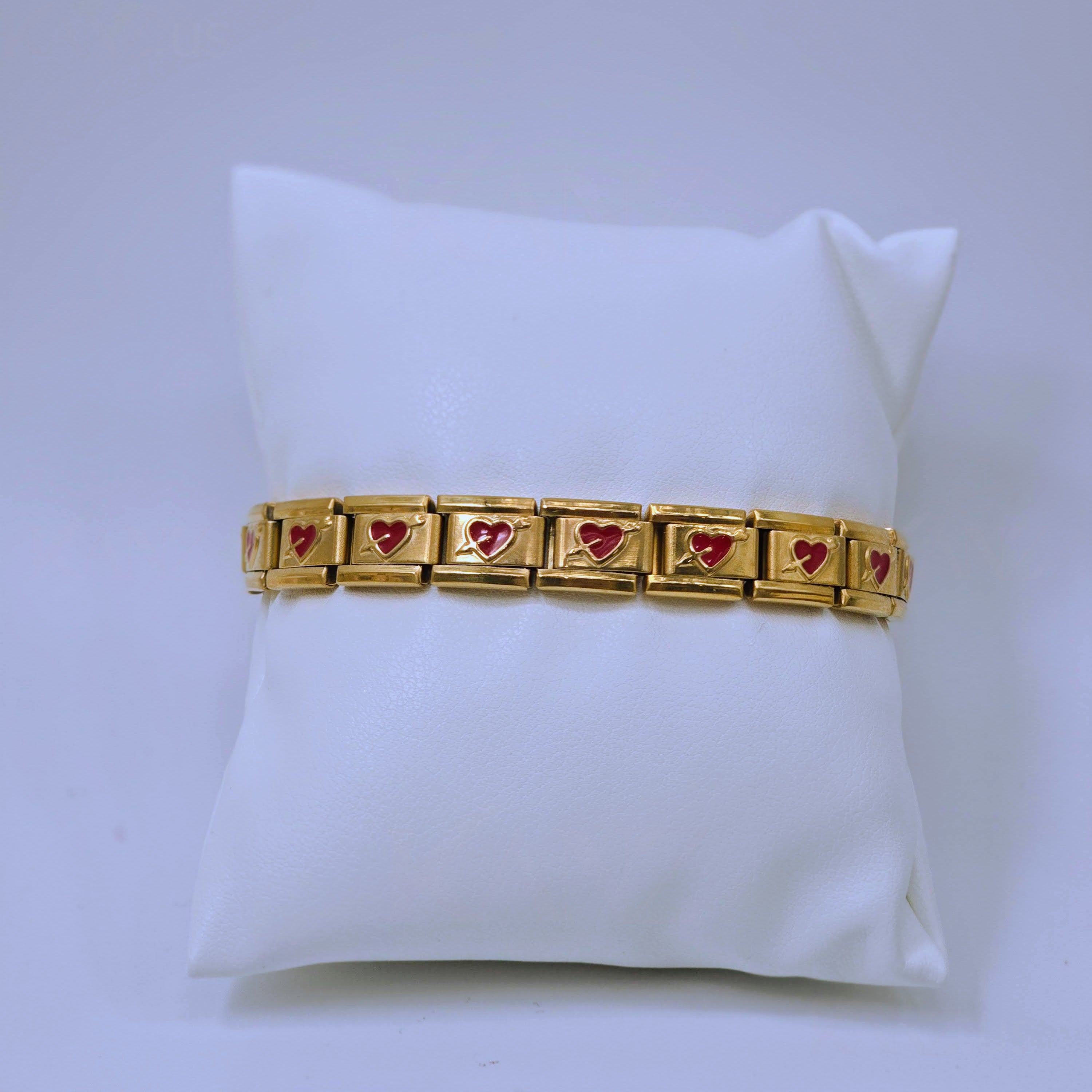 Pre-Designed Italian Charm Stainless Steel Bracelet