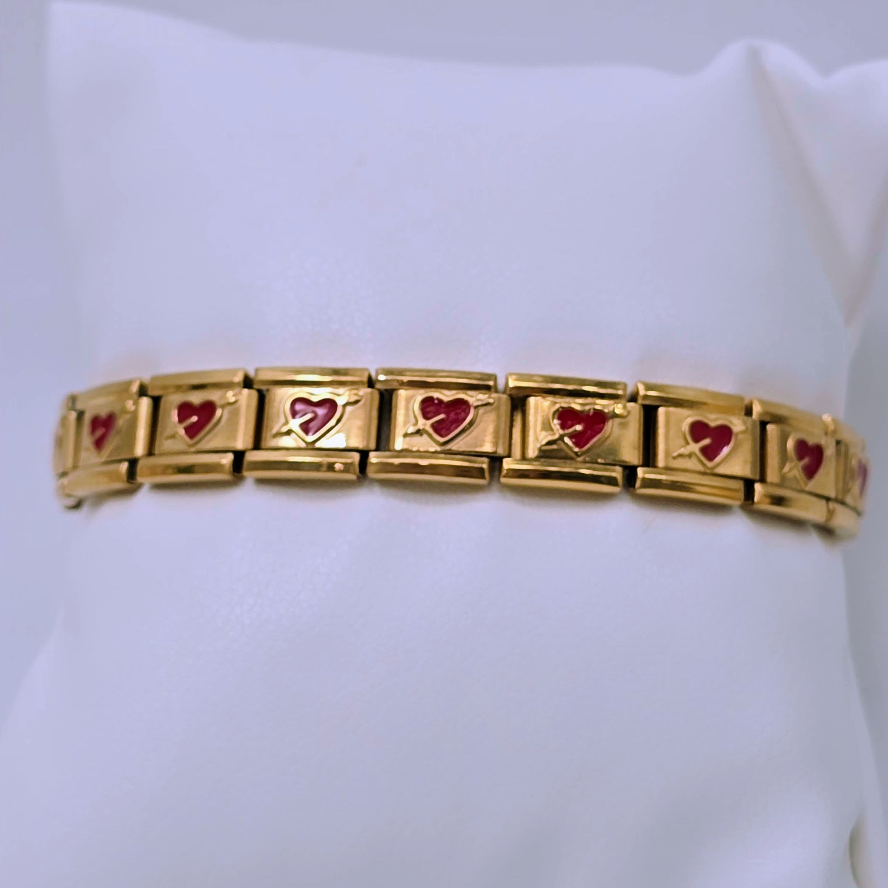 Pre-Designed Italian Charm Stainless Steel Bracelet