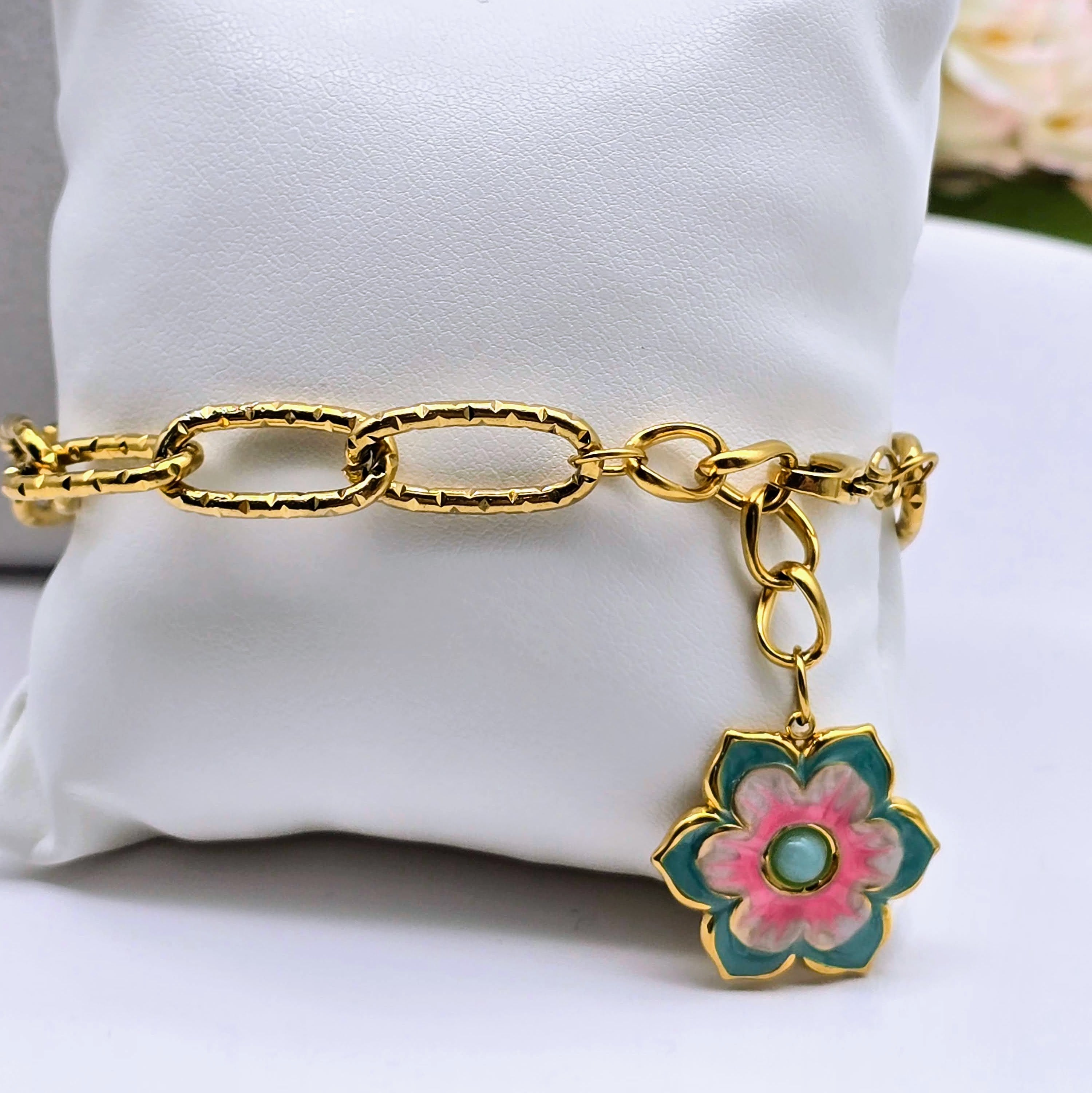 The Gilded Gardenia Stainless Steel Set