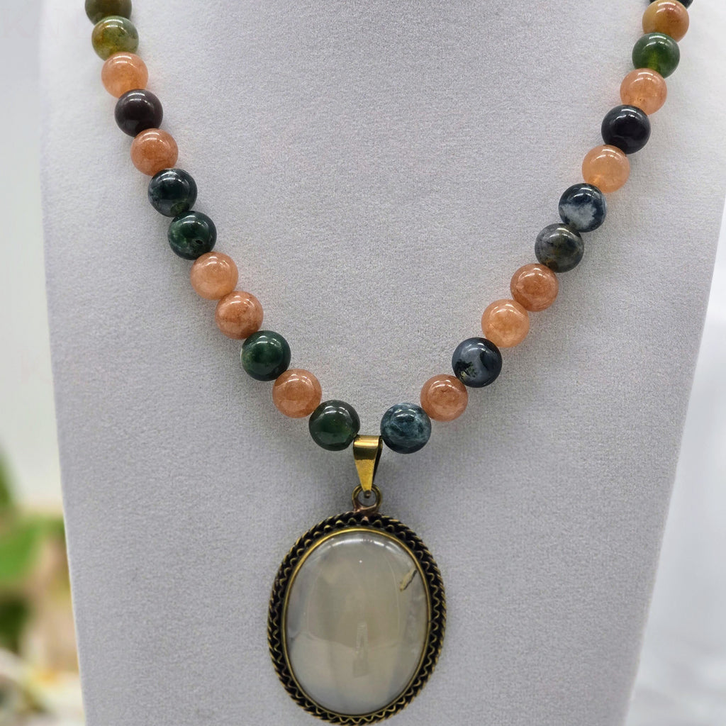 Celestial Ember Focal Necklace