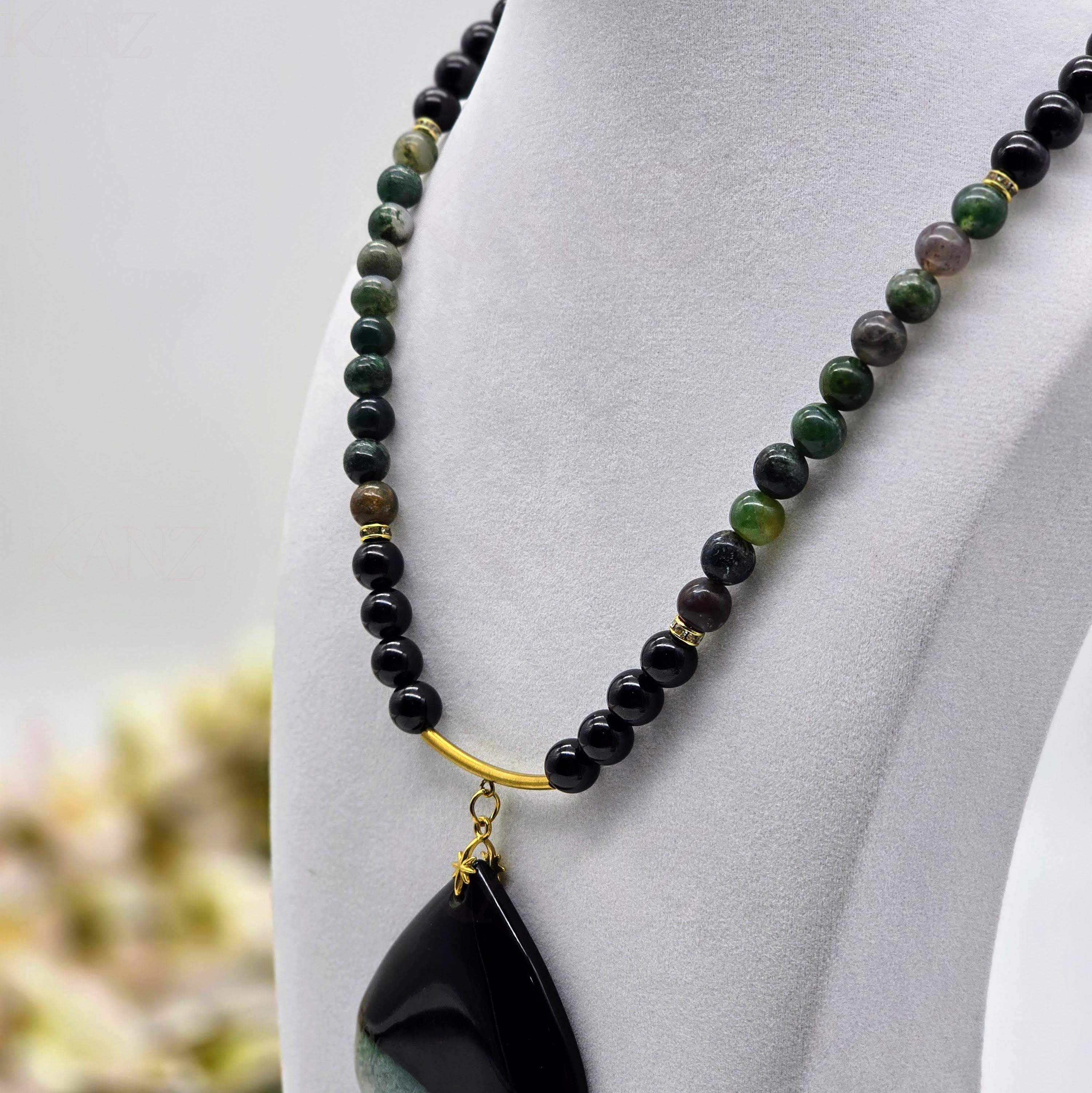 Verdant Echo Focal Necklace