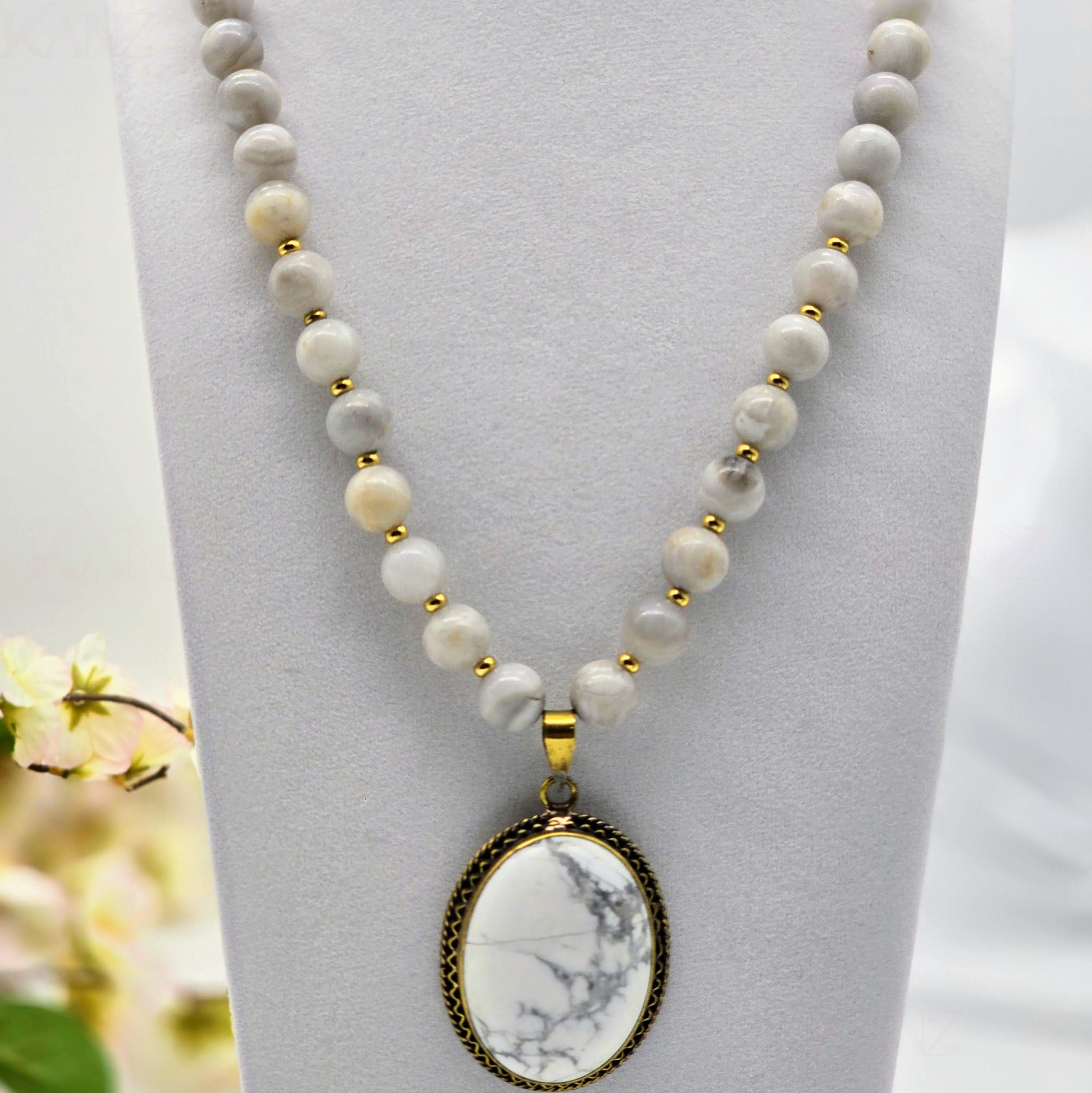 Lunar Drift Focal Necklace