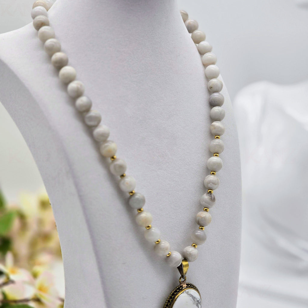 Lunar Drift Focal Necklace