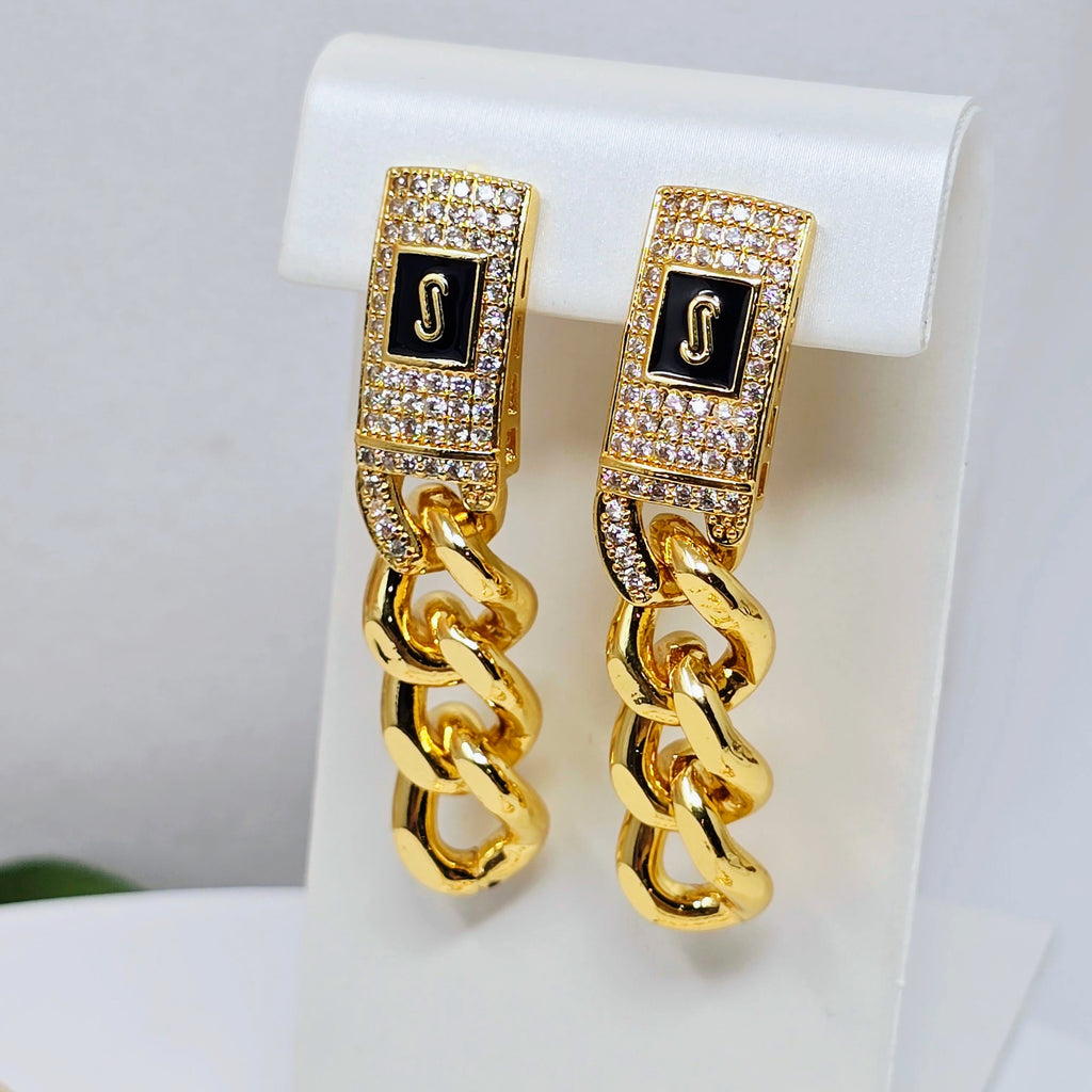 Legacy Royal Link Environmental Brass Trio with Pave Box Clasp