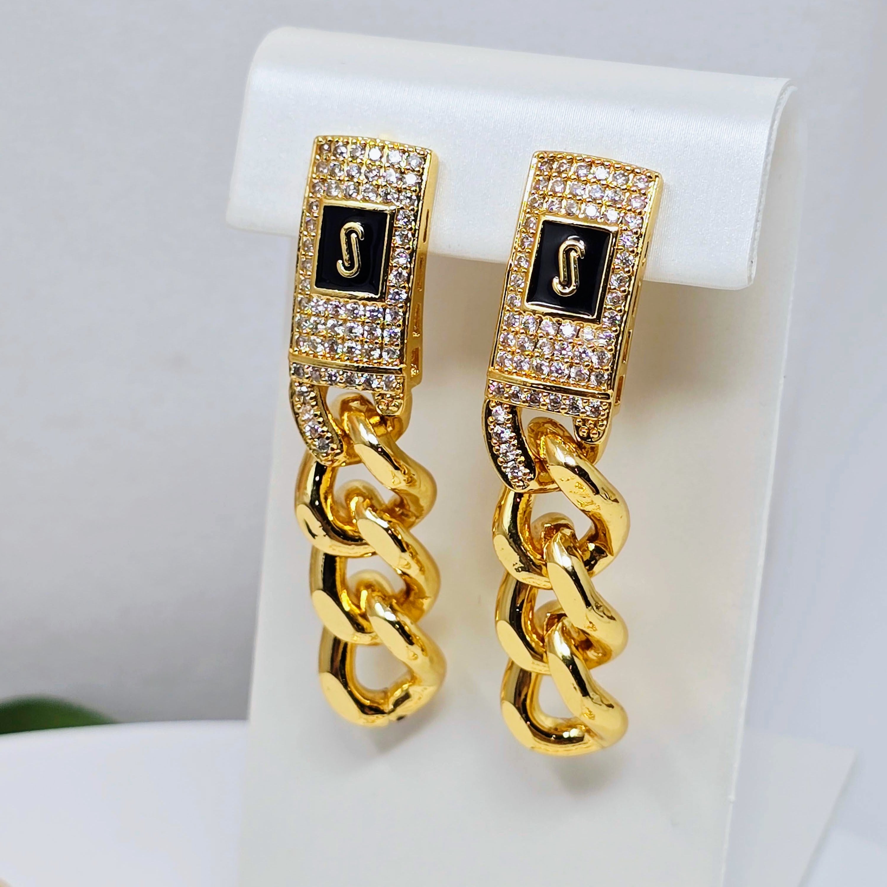 Legacy Royal Link Environmental Brass Trio with Pave Box Clasp