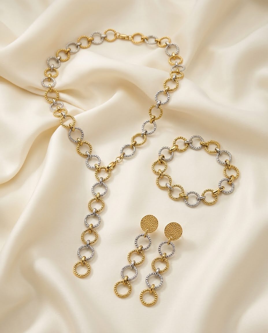 The Harmony Stainless Steel Link Trio