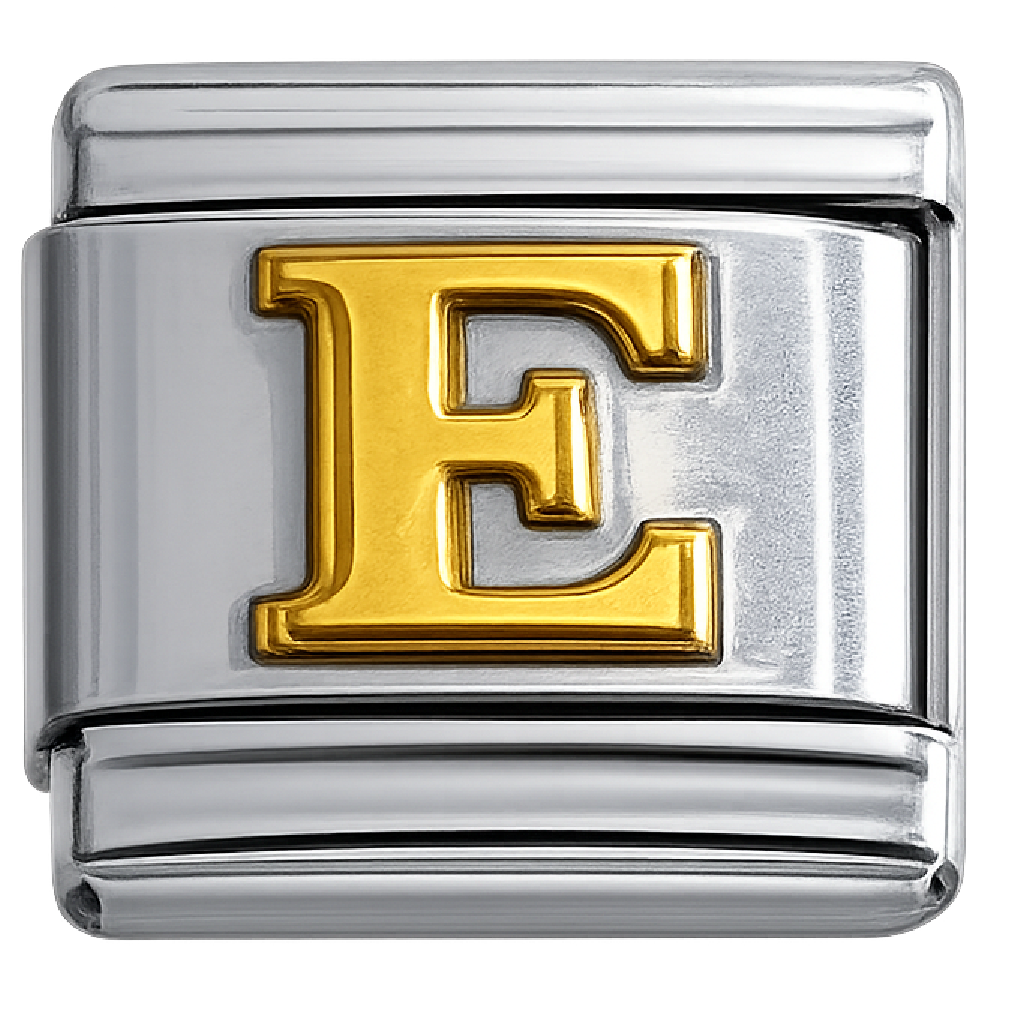 Italian Charm Letter Links – Single Stainless Steel Charm
