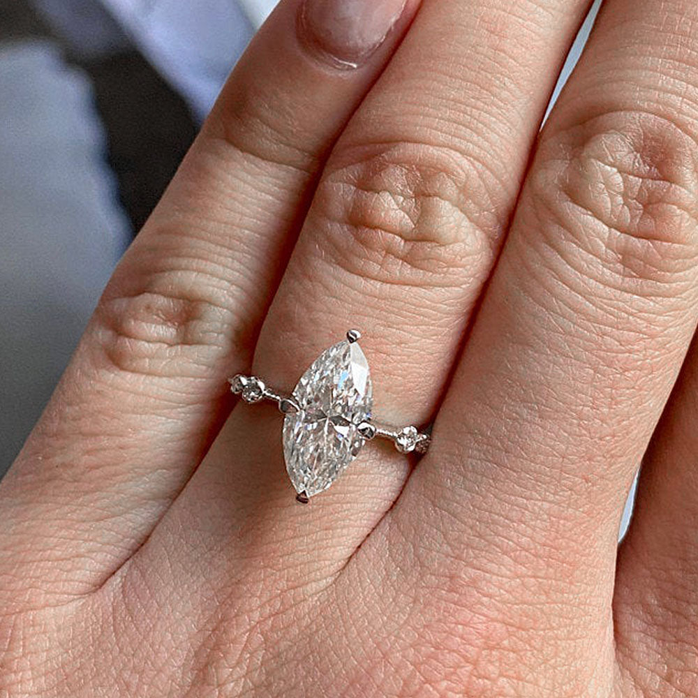 Ethereal Marquise Solitaire Ring