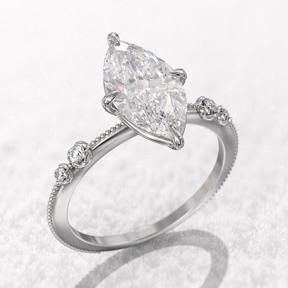 Ethereal Marquise Solitaire Ring