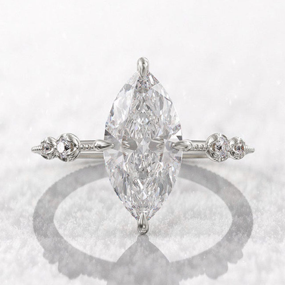 Ethereal Marquise Solitaire Ring